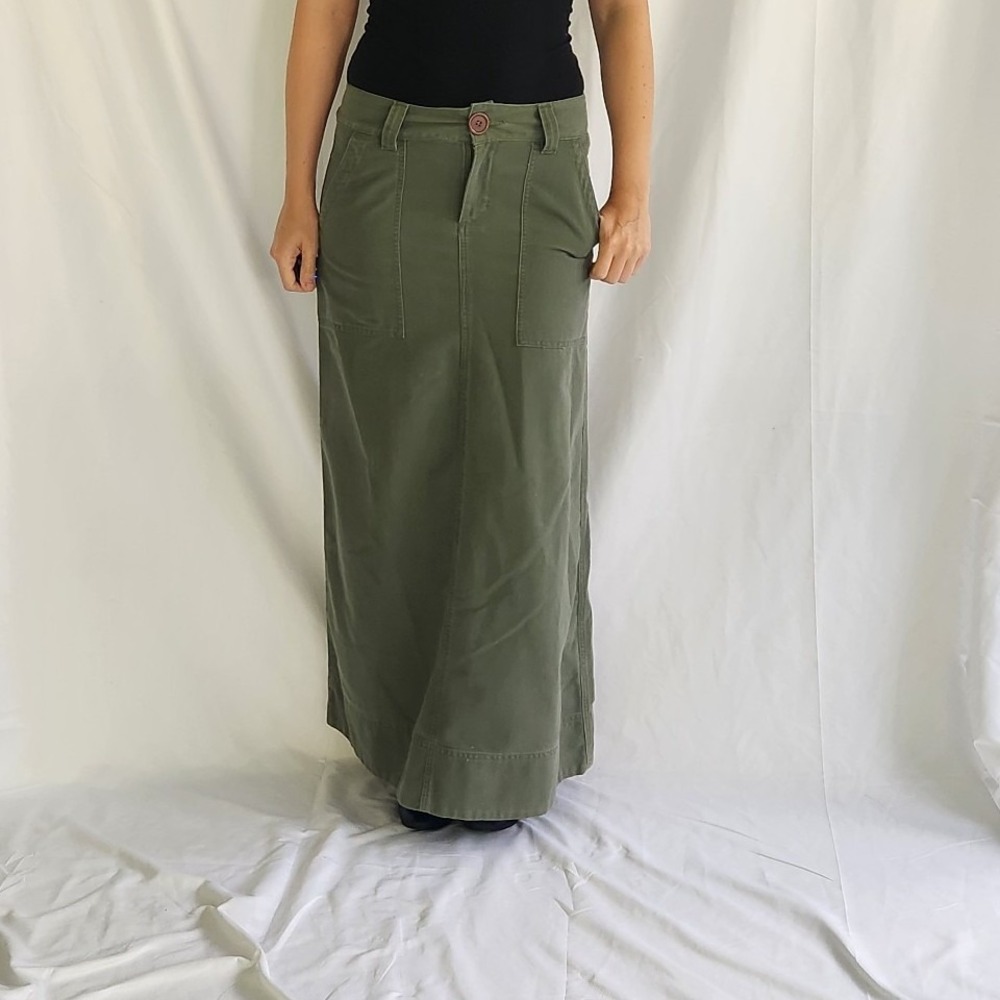 Y2K‎ Green Maxi Skirt